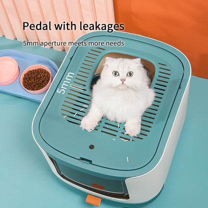 PAKEWAY Starry Valley Cat Litter Box 44x53.5x37.9cm