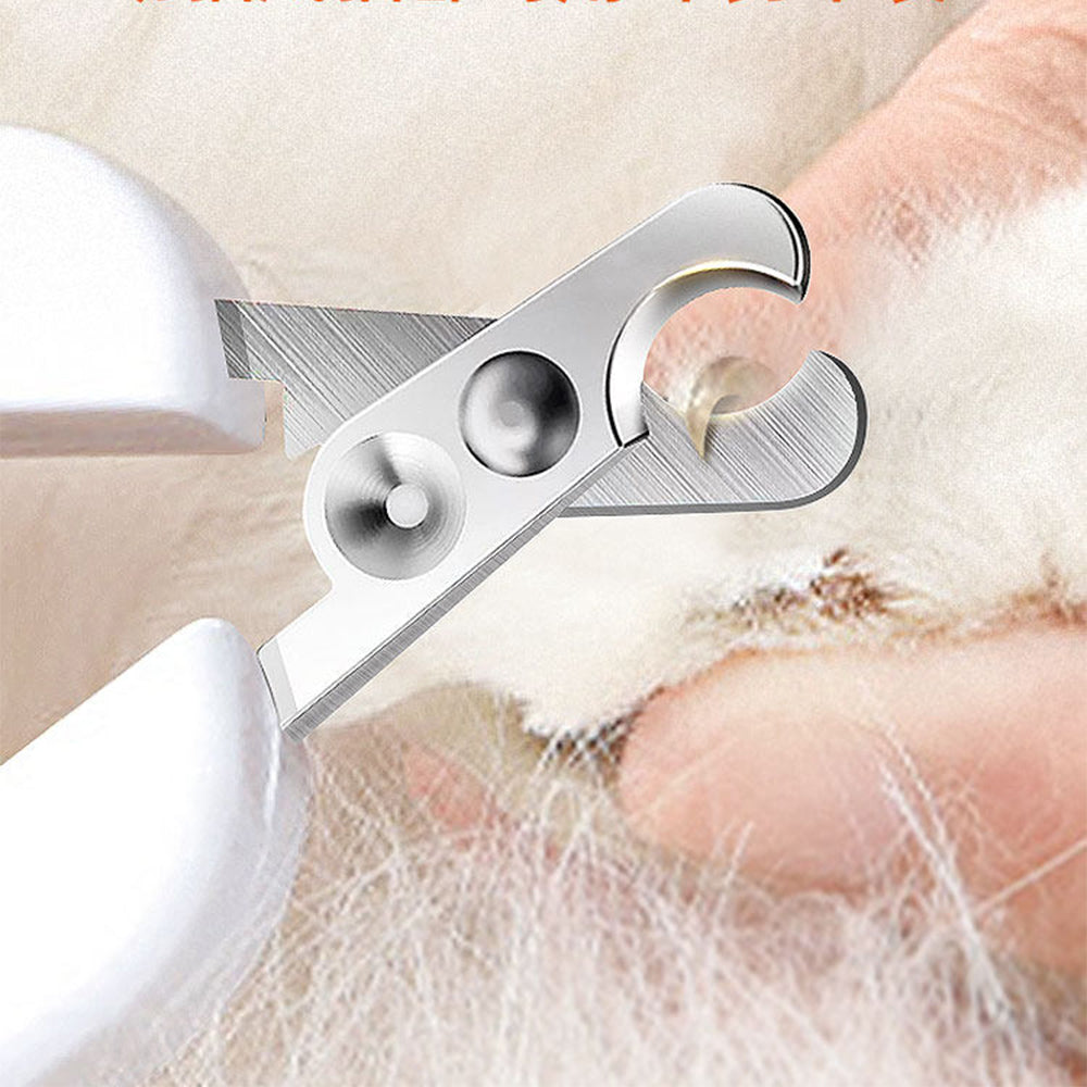 PAKEWAY Large Pink Cat Nail Clipper (with Flat Head) Cat Grooming