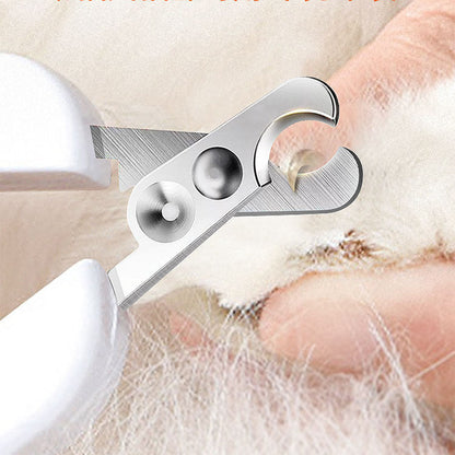 PAKEWAY Large Pink Cat Nail Clipper (with Flat Head) Cat Grooming