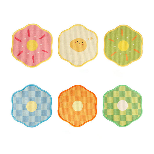 Dopamine Colour Sisal Wall-Mounted Cat Scratching Pad - Heavy Duty Anti-Shed (Self-Adhesive)