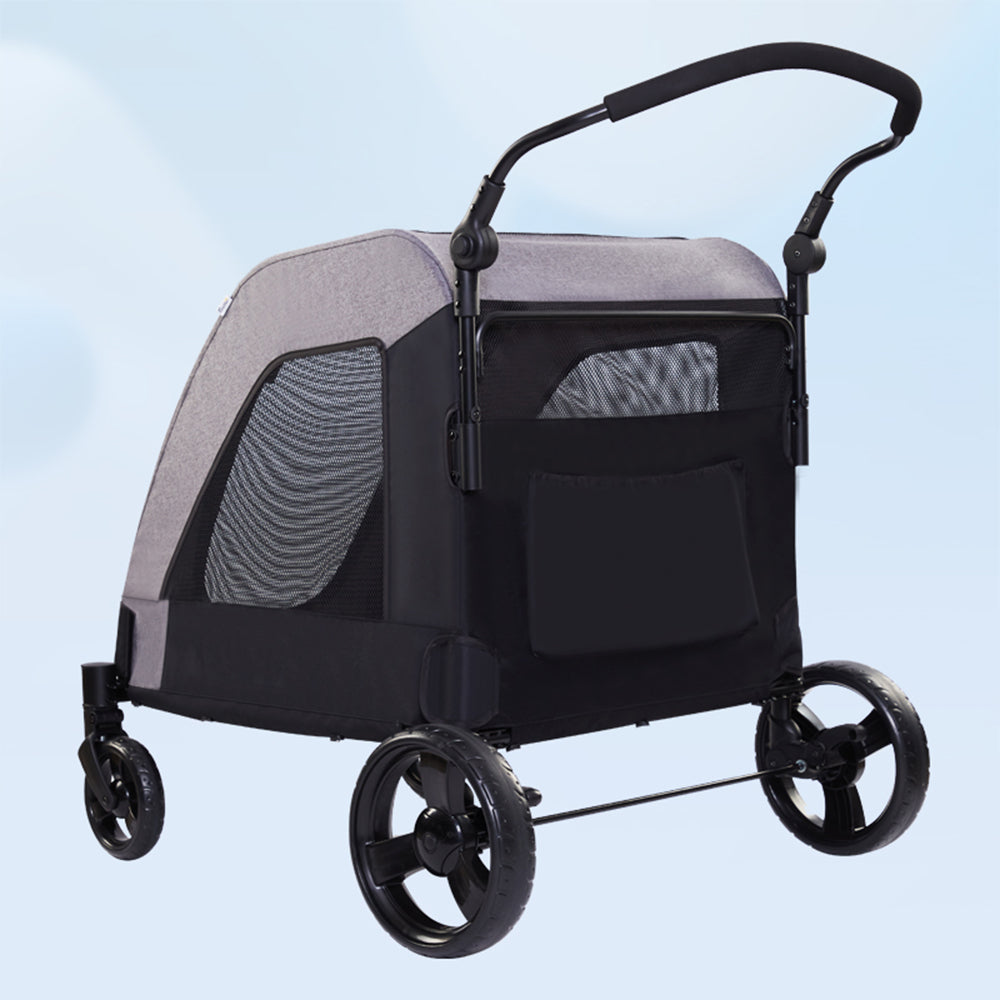 Easy Fold Pet Stroller - One-Touch Folding Design