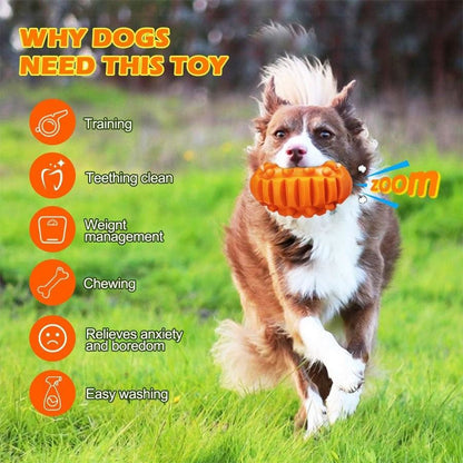 Durable Food Dispensing Squeaky Dog Chew Toy