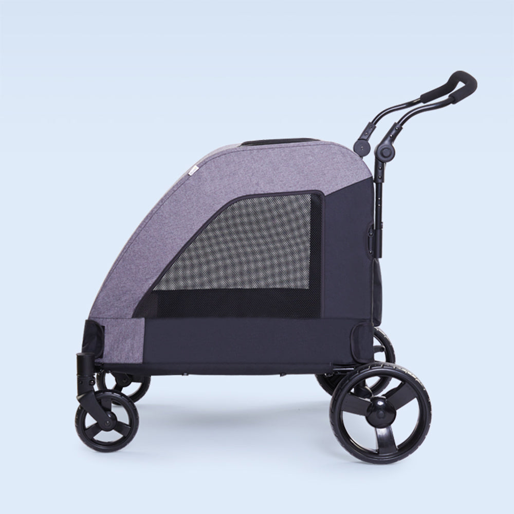 Easy Fold Pet Stroller - One-Touch Folding Design