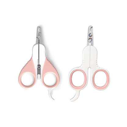 PAKEWAY Large Pink Cat Nail Clipper (with Flat Head) Cat Grooming