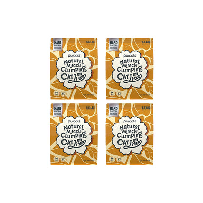 CATURE Natural Cassava Clumping Cat Litter 2.5kg Earl Grey Scent, Ultra Absorbent