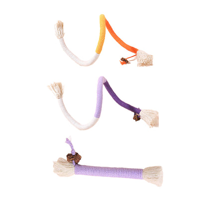 Colorful Grinding Teeth Cat Rope Toys