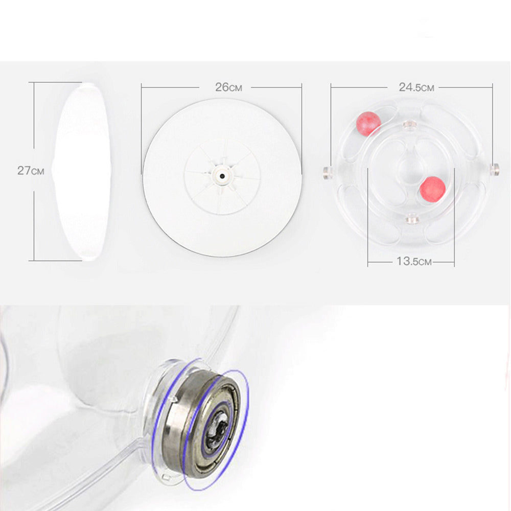 Space Automatic Rotating Cat Interactive Toy