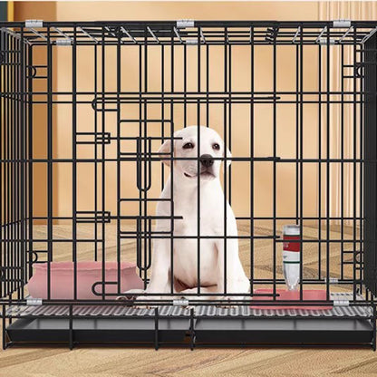 Multi-Function Pet Crate with Tray & Pad