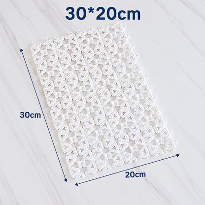 Dog Crate Grid Mat – Interlocking Non-Slip Paw Protection 30x20cm