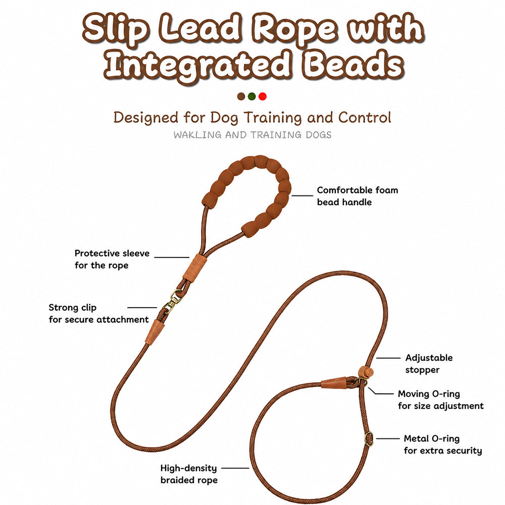 Dog Slip Lead Training Leash Heavy Duty