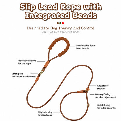 Dog Slip Lead Training Leash Heavy Duty