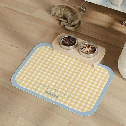 Large Waterproof PVC Pet Feeding Mat 1Pcs Random