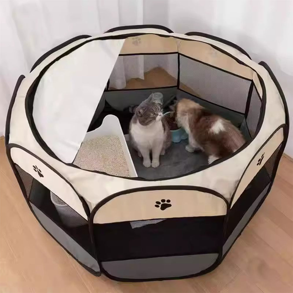 Foldable Large Cat Whelping Box 91x91x58cm