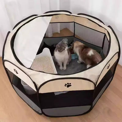 Foldable Large Cat Whelping Box 91x91x58cm