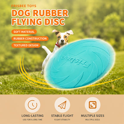 Dog Frisbee | TPR Floating Fetch Toy | Durable 22cm