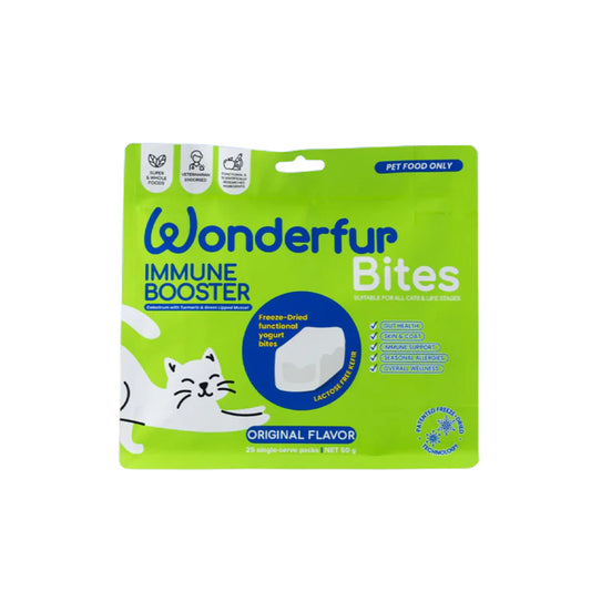 WONDERFUR Bites Immune Booster Yogurt Freeze Dried Cat Treats 50g