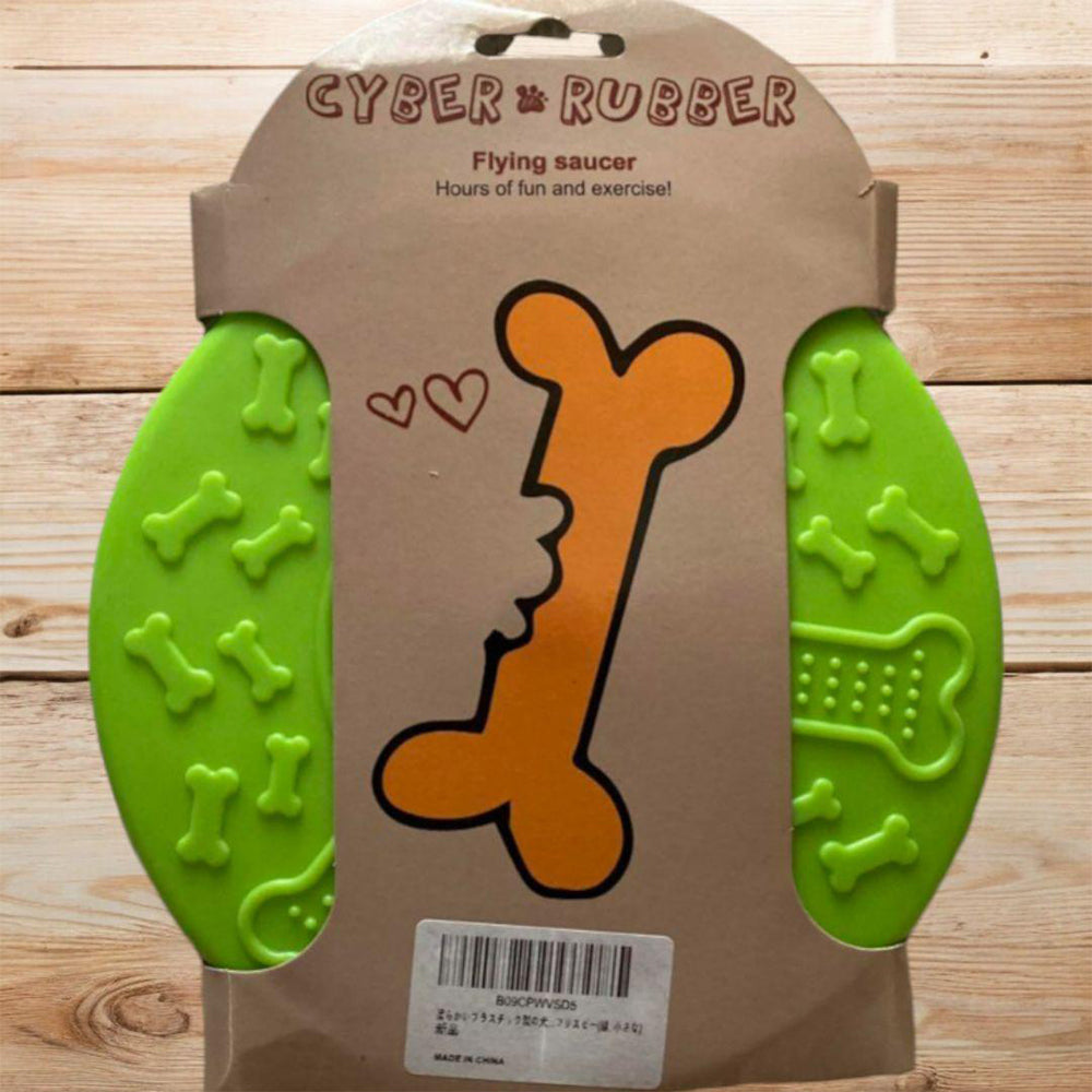 Green Dog Training Frisbee Interactive Toy