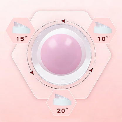 Tilted Cat Feeding Bowl-Neck Relief Design for Comfortable Eating