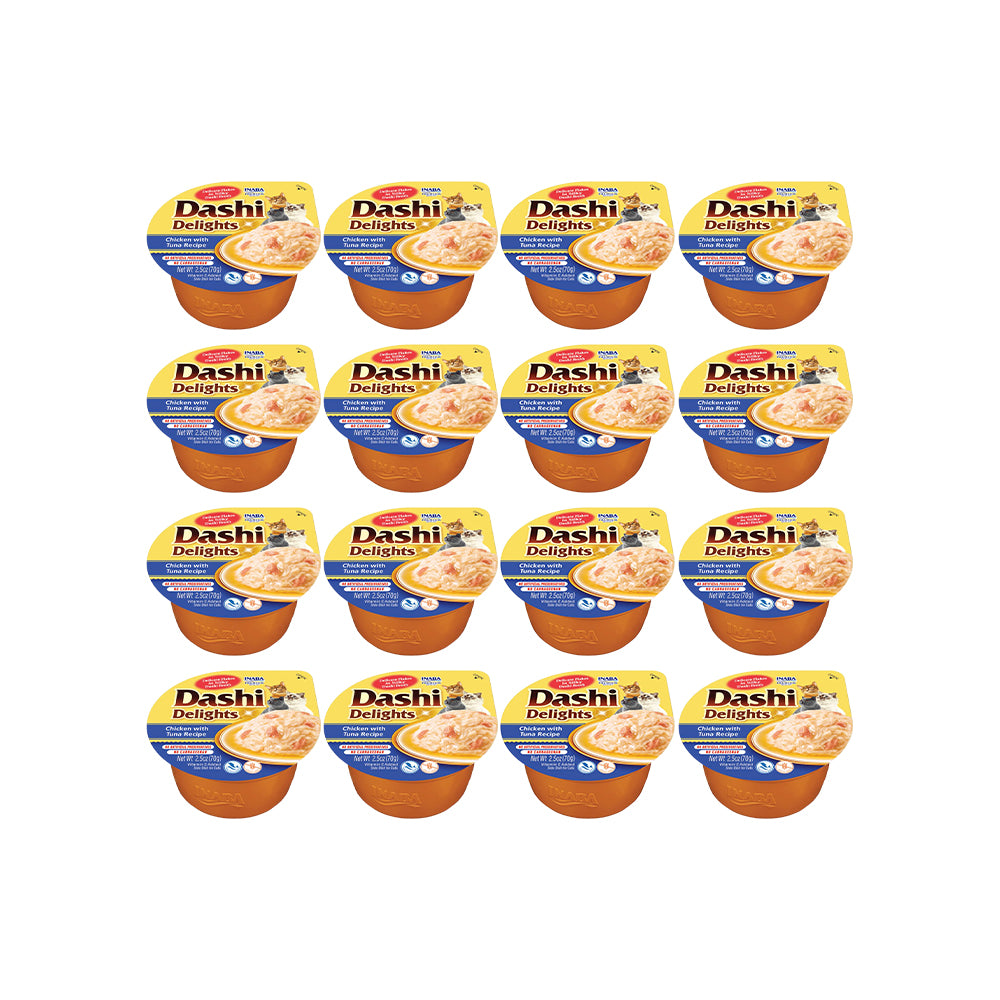 INABA Cup Dashi Delights Chicken with Tuna Recipe 70g USA-861