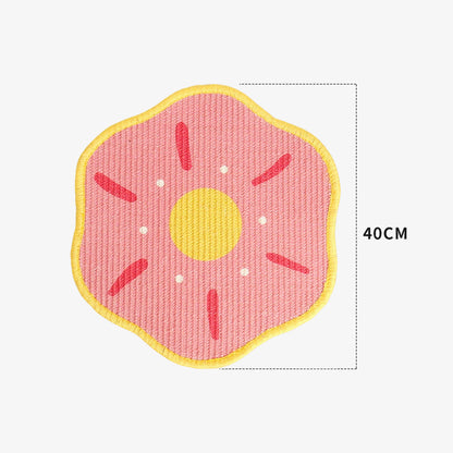 Dopamine Colour Sisal Wall-Mounted Cat Scratching Pad - Heavy Duty Anti-Shed (Self-Adhesive)