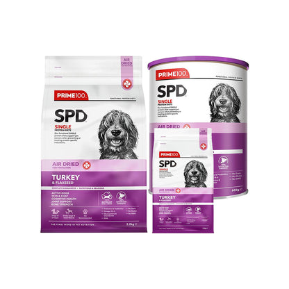 PRIME100 SPD Turkey & Flaxseed Air Dried Dog Food