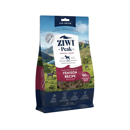 ZIWI PEAK Venison Recipe Air Dried  Dog Food 454g