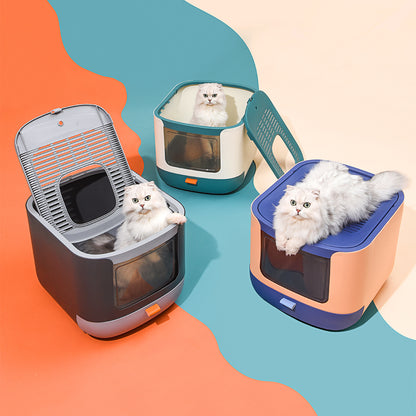 PAKEWAY Starry Valley Cat Litter Box 44x53.5x37.9cm