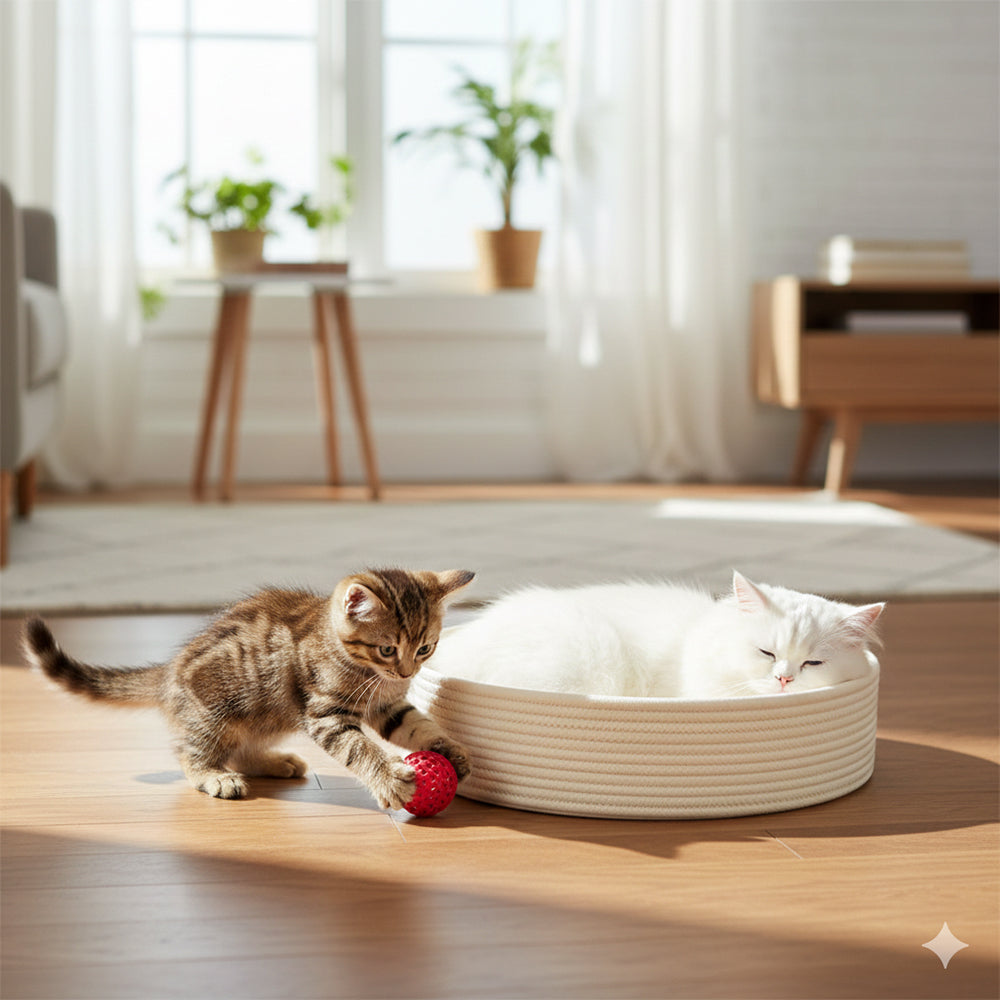 Natural Jute Cat Scratcher Mat