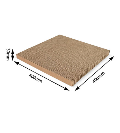ZODIAC Square black penguin-shaped Cat Scratcher 40x40x40cm
