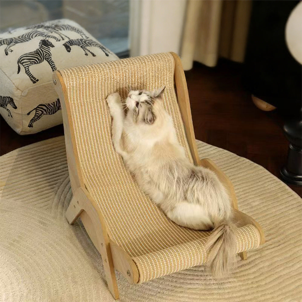 Cat Scratcher Lounger with Bed
