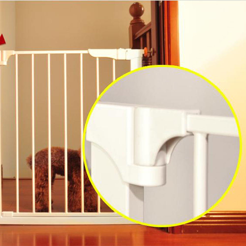 Pet Adjustable Metal Gate & Accessories 75 cm