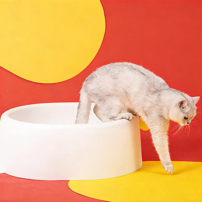 ZEZE Large Open Cat Litter Box