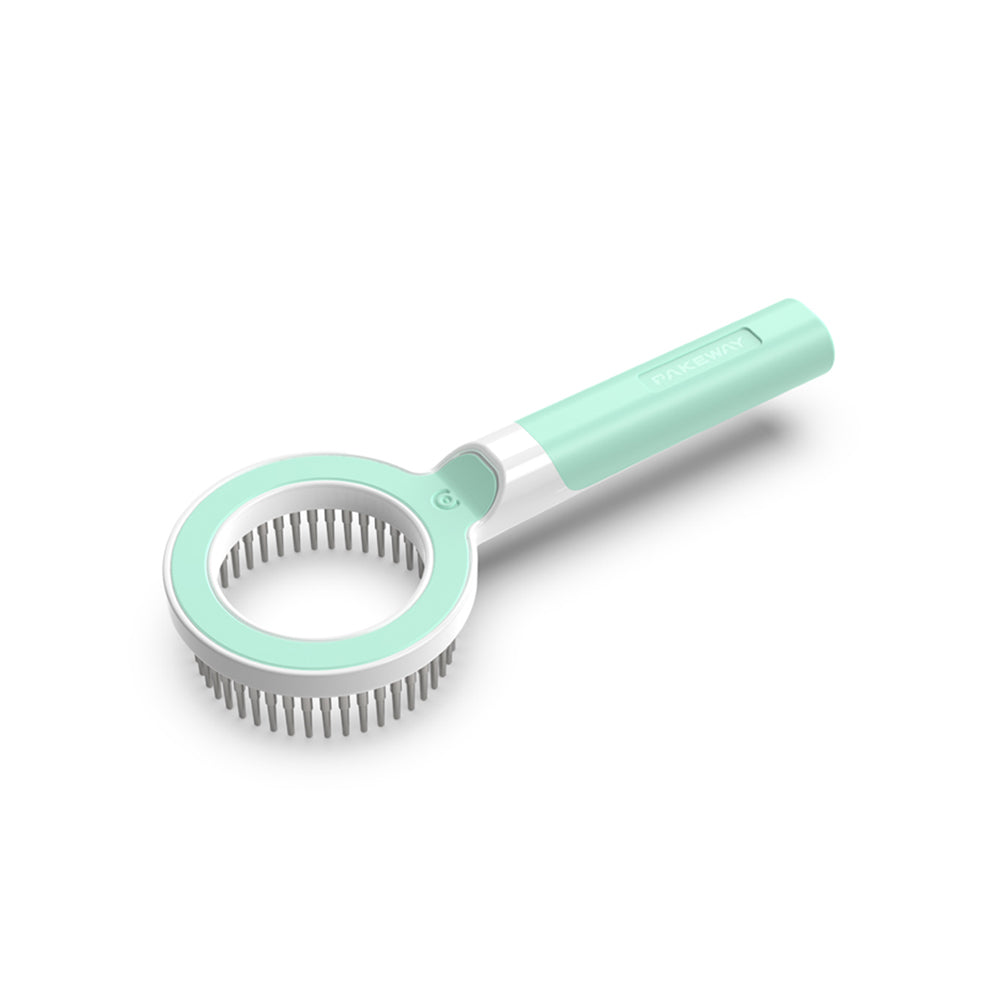 PAKEWAY Magnifier Pet Needle Comb - Blue