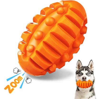 Durable Food Dispensing Squeaky Dog Chew Toy