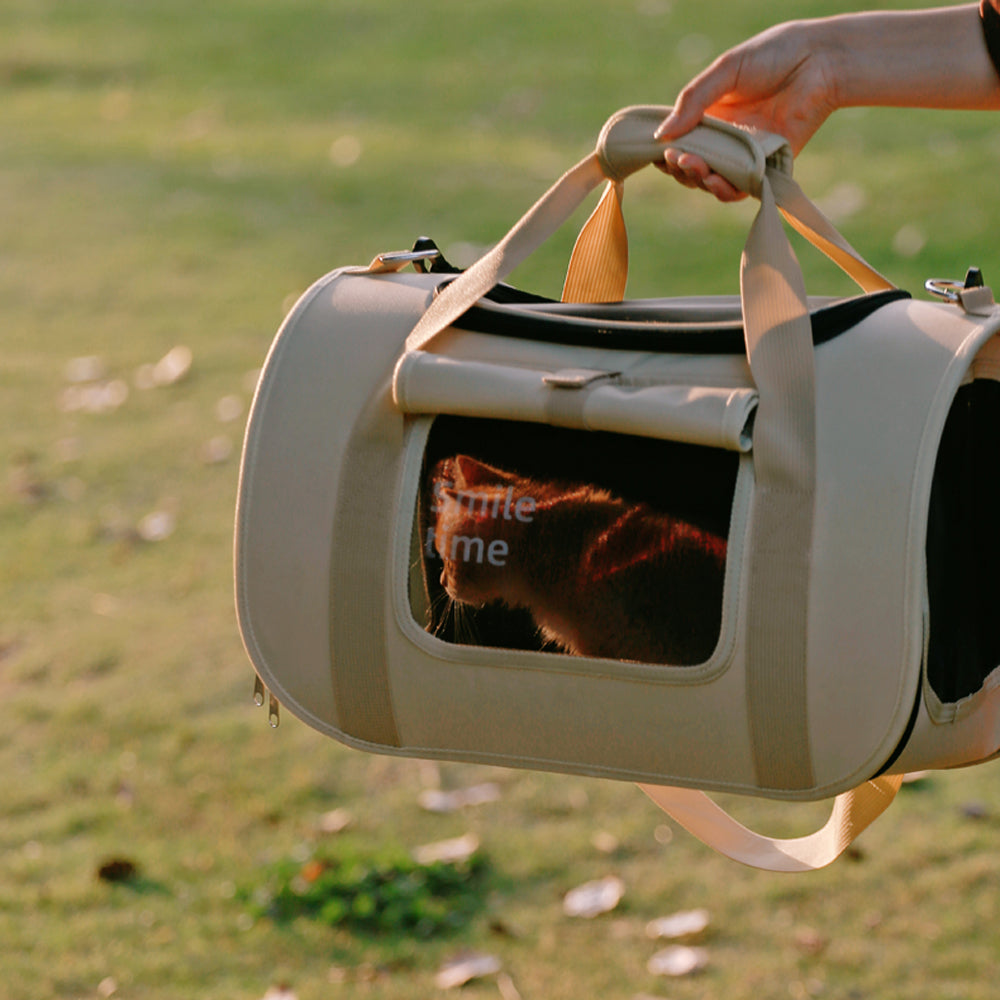 SMILE TIME Amber Autumn Pet Carrier - Large 52.5x29x30cm