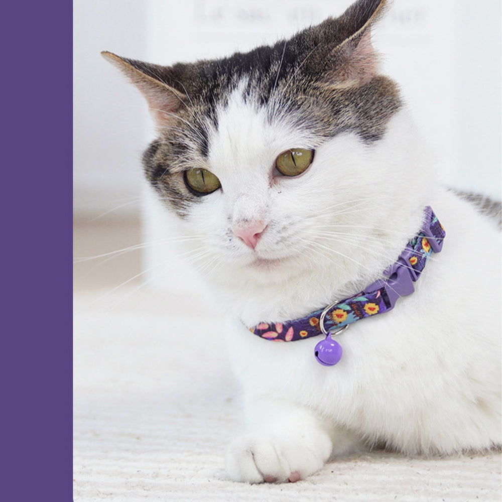 Cat Collar Breakaway Safety Adjustable with Bell | PETSO