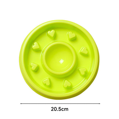 Green Slow Feeder Dog Bowl