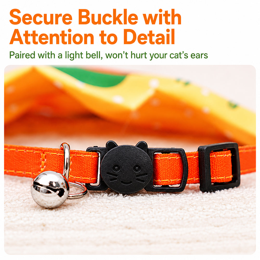 KARA PET Fruit Theme Bandana Collar for Cats