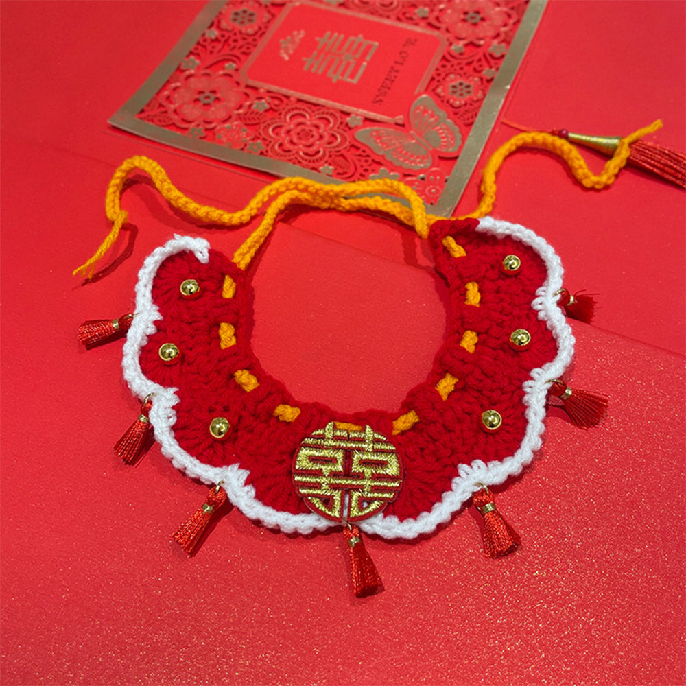 Pet Hat & Scarf | Handmade Knitted Costume for Cats & Dogs