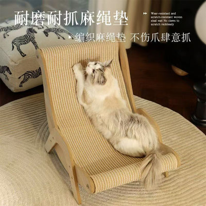 Cat Scratcher Lounger with Bed
