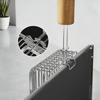 Sliding Sifting Cat Litter Scoop – Dual Mesh, Non-Stick Design