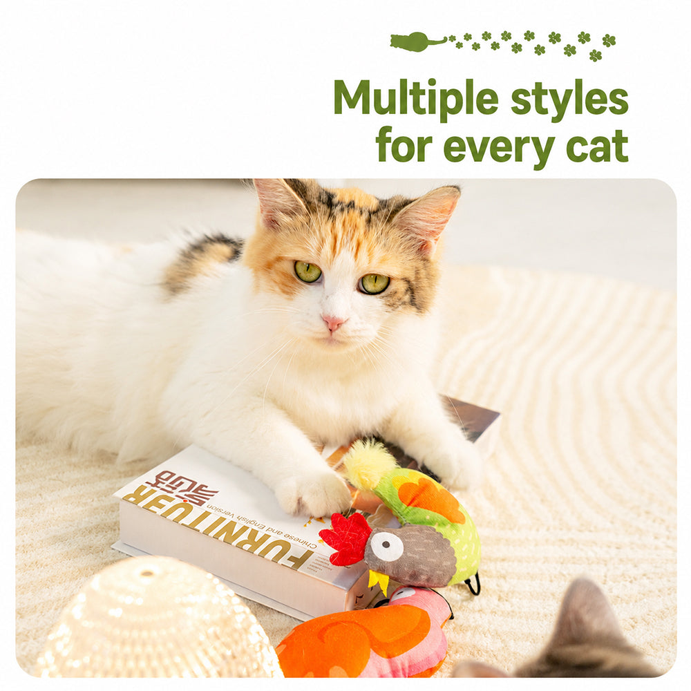Catnip Toy | Plush Interactive Chew Toy for Cats