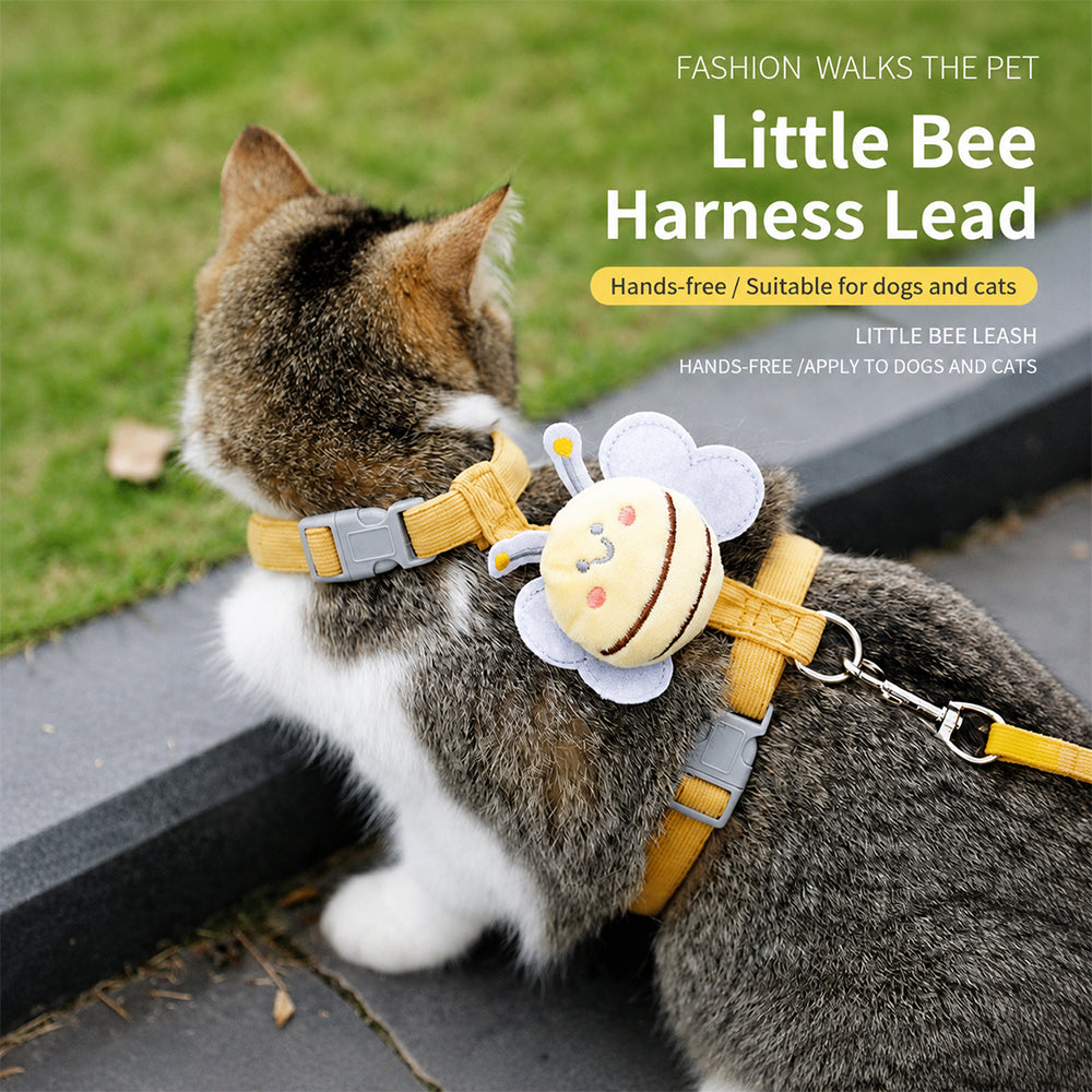 Cat Harness and Leash Set — Escape Proof & Adjustable