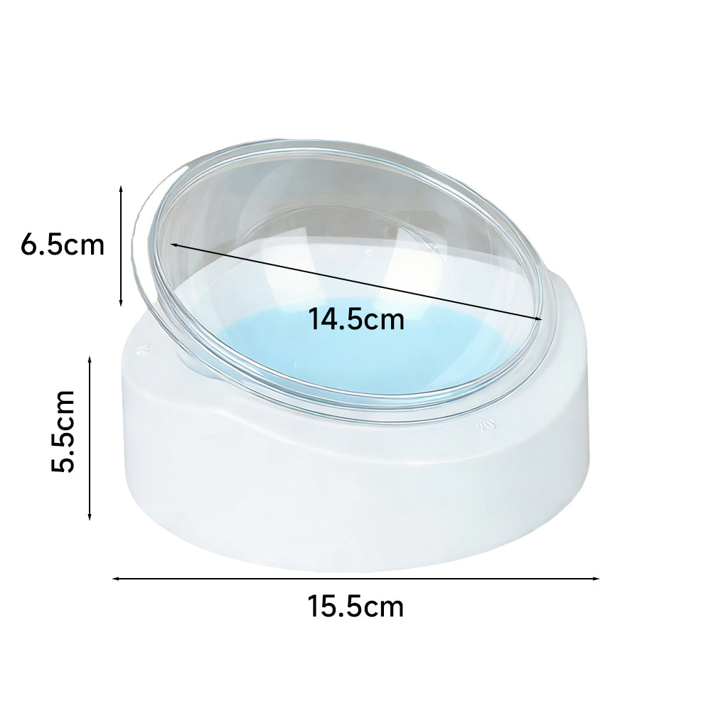 Tilted Cat Feeding Bowl-Neck Relief Design for Comfortable Eating