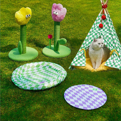 ZEZE Tulip Cat Tree Scratching Post