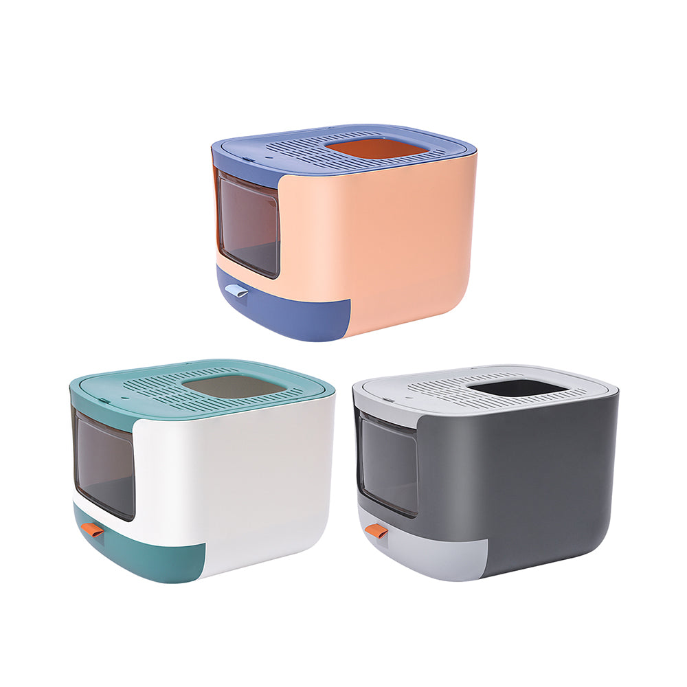 PAKEWAY Starry Valley Cat Litter Box 44x53.5x37.9cm