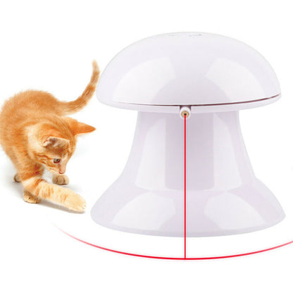 Automatic Laser Feather USB Rechargeable Cat Interactive Toy