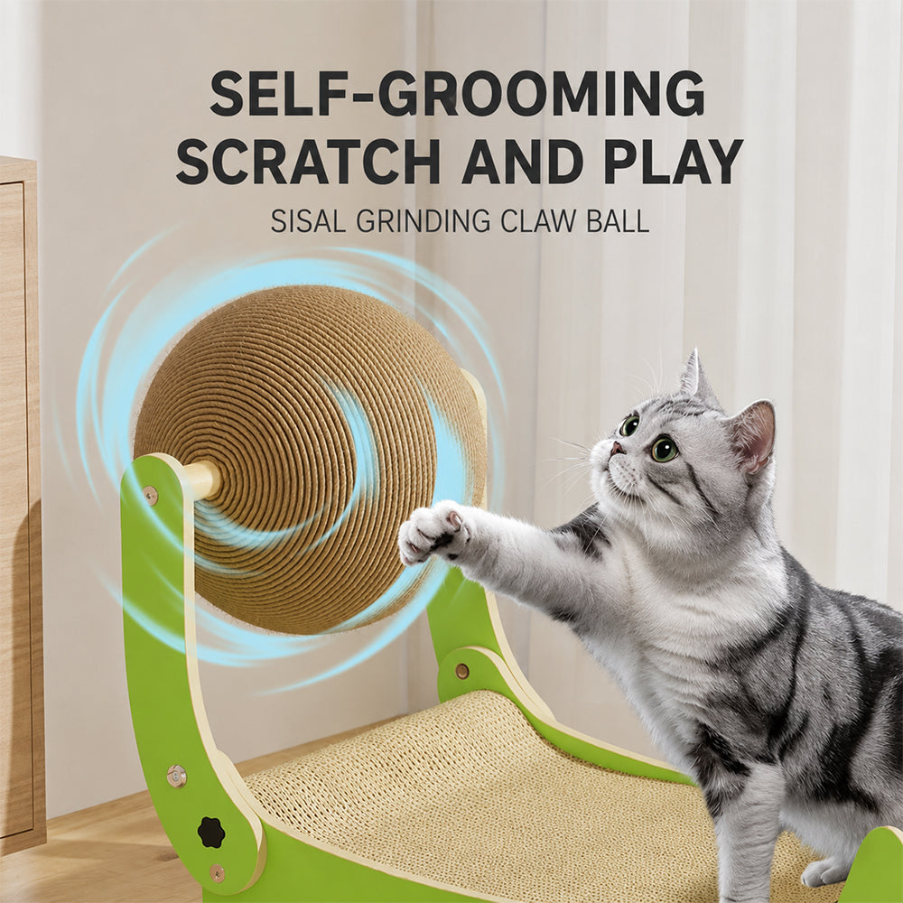 Cat Scratcher Lounger with Bed