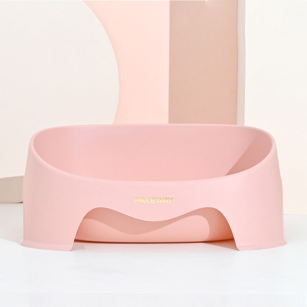 PAKEWAY Pink Π Series Cat Toilet Tray and Cattery 50.5x39.4x20cm