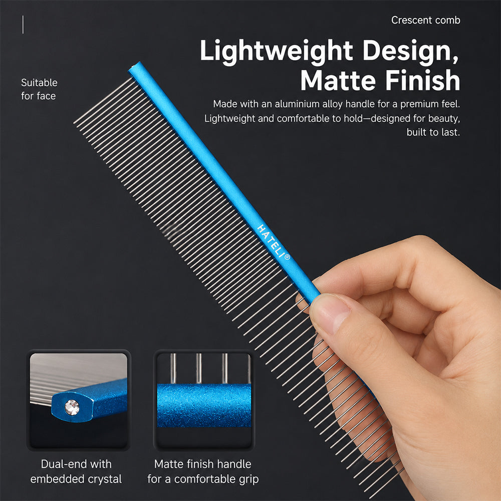 Pet Steel Comb Grooming Detangling Fine Tooth